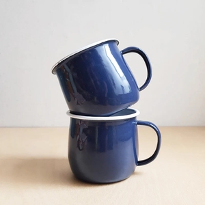 Tasse à café, à eau, à lait ou à thé en émail avec un design de dessin animé mignon pour enfants, capacité de 12 oz, logo personnalisé imprimé - Product Image 3
