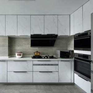 Chất lượng cao 4*8 4*9 18 mét Pet Supper Matt Pet thiết kế <span class=keywords><strong>Chipboard</strong></span> cho tủ tủ quần áo tấm Tường - Product Image 5