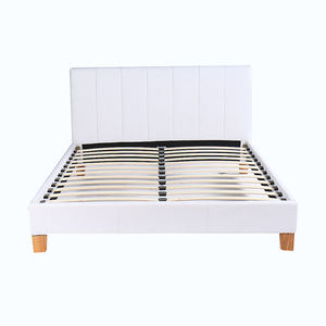 Marco <span class=keywords><strong>de</strong></span> plataforma <span class=keywords><strong>de</strong></span> cama doble blanco tamaño queen madera <span class=keywords><strong>matrimonio</strong></span> victoriano marco <span class=keywords><strong>de</strong></span> cama otomana moderno y colchón - Product Image 4