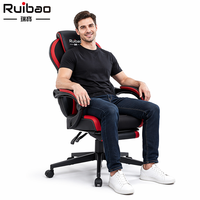 Chaise de jeu ergonomique en cuir PU, fauteuil inclinable pour ordinateur et course, avec repose-pieds et accoudoirs inclinables, pivotante – Approvisionnement direct usine
