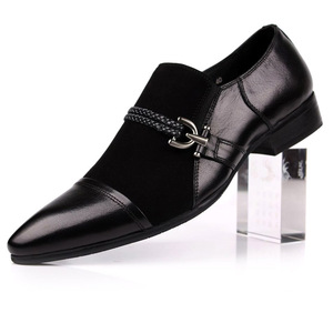 Chaussures de mariage en cuir de vachette pur de haute qualité, décontractées, respirantes, à semelle souple, lacées, pour hommes, style business décontracté - Product Image 6