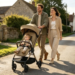 Cochecito de Bebé Ligero y Plegable Automáticamente, Cuna para Recién Nacido, Asiento de Auto, Silla de Paseo Portátil 3 en 1, Cochecito de Viaje - Product Image 1