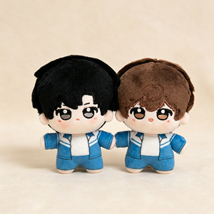 Custom Soft Plush Doll <b>Keychain</b>, <b>Personalized</b> Mini Humanoid Bag Charm, High-Quality Cotton Stuffed Toy for Fan Gift, Promo Bulk - Product Image 1