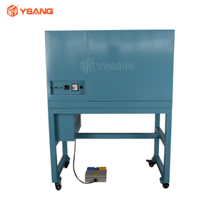 Boîte à gants anaérobie YSANQ en acier inoxydable pour culture de bactéries avec lampe de stérilisation UV, double interrupteur au pied et contrôle du gaz pour laboratoire R&D - Product Image 6