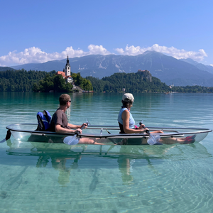 Kayaks transparents en polycarbonate, canoës transparents avec éclairage LED - Product Image 2
