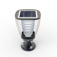 Support solaire à Led imperméable pour l'extérieur, colonne décorative, nouveau Design, Morden, 2020