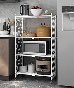 Multifunctional 3 Tier <strong>Folding</strong> Storage <strong>Shelves</strong> Kitchen Oven Foldable Storage <strong>Shelf</strong> Kitchen Display Rack <strong>Folding</strong> <strong>Shelf</strong> - Product Image 5