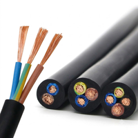 Kabel Daya PVC H05VV-F RVV - Kabel Listrik Tembaga Fleksibel Multi-Core - 300/500V - Ukuran & Panjang Sesuai Pesanan - Cina