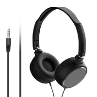 Casque filaire pliable de haute qualité et durable au prix d'usine, écouteurs filaires pour musique 3,5 mm, écouteurs filaires pour jeux