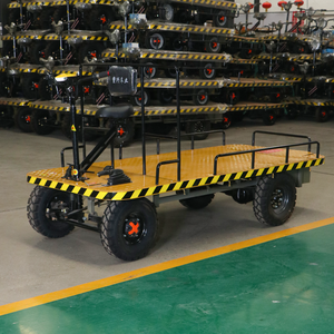 <span class=keywords><strong>Carro</strong></span> Plano Eléctrico Optimizado para Almacenes, Carros de Transporte Pesado Directo de Fábrica para Obras de Construcción - Product Image 1
