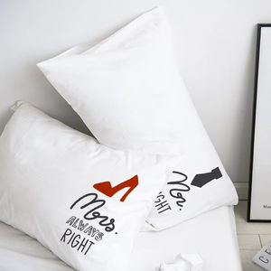 <span class=keywords><strong>Taie</strong></span> d'<span class=keywords><strong>oreiller</strong></span> personnalisée <span class=keywords><strong>taie</strong></span> d'<span class=keywords><strong>oreiller</strong></span> 50x70 50x75 50x80 70x70 <span class=keywords><strong>taie</strong></span> d'<span class=keywords><strong>oreiller</strong></span> décorative blanc amour literie livraison directe - Product Image 4
