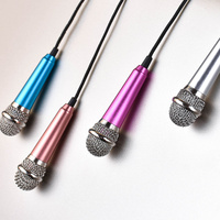 Microphone Karaoké Portable Filaire 3,5 mm pour Enfants – Micro Magique en Métal et Plastique pour Téléphone Portable, Ordinateur Portable, Tablette, etc.