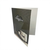 Dossiers de présentation professionnels en carton Fangda, impression personnalisée du logo, pochettes, finition brillante/mate