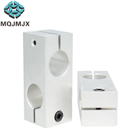 1pcs Axe optique en alliage d'aluminium Bloc croisé de fixation de tuyau en acier Connecti Dia 3 4 5 6 8 10 12 14 15 en stock