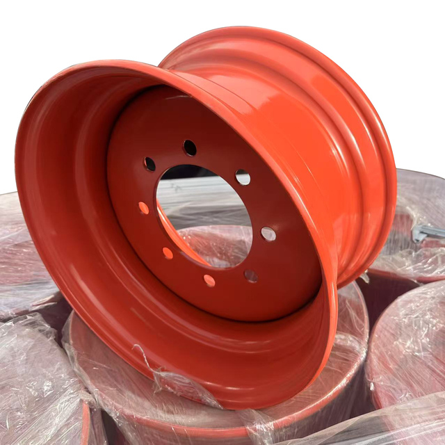 Factory Construction Wheels 16.5x9.75 Slip Loader Rims 9.75x16.5 Loader Steel Wheel Rims for 12-16.5 Tires