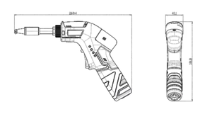 31f पेशेवर लेजर वेल्डिंग बंदूक, सीडब्ल्यू और पल्स मोड, विभिन्न सामग्री प्रकारों और मोटाई के लिए उपयुक्त - Product Image 3