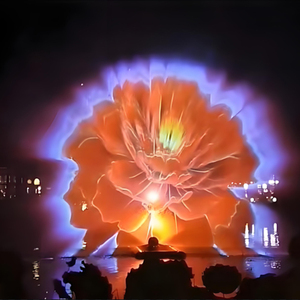 Equipo de <span class=keywords><strong>Cine</strong></span> al Aire Libre con Fuente de Película 3D, Control por Computadora, Película Flotante, Acero Inoxidable, Incluye Instalación - Product Image 2