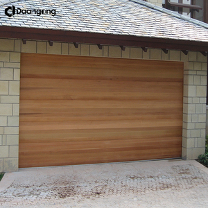 Puerta Seccional de Aluminio con Acabado de Madera para Garaje, con Control Remoto, Aislamiento Térmico y Bisagras Resistentes para Villas - Product Image 6