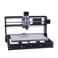 Router CNC para Madera, Router CNC Automático Multifuncional, Router de Fresado de 3 Ejes para Trabajos en Madera, Máquina de Tallado 3018, Cortadora y Grabadora Láser