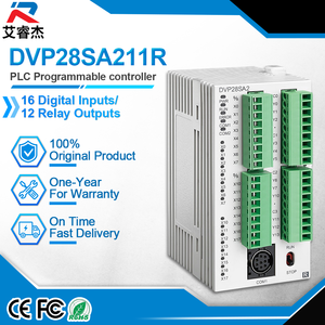 Nouveau contrôleur programmable PLC DVP28SA211R d'origine, DVP28SA211T 24VDC, 16 entrées, 12 sorties, CPU hôte pour l'automatisation industrielle - Product Image 1