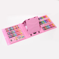 208 jouets de peinture pour enfants, crayons de couleur, aquarelles, matériel scolaire pour l'école primaire, ensemble de peinture, fournitures artistiques scolaires