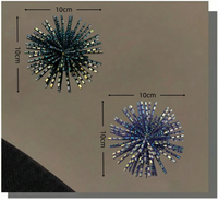 En gros, patchs en verre à strass en forme de pluie de météores pour la mode, pour la personnalisation de vêtements, chaussures, fleurs, chapeaux, accessoires pour cheveux, sacs et bijoux