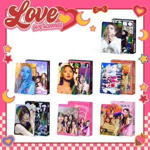 KPOP 30 cartes/boîte <span class=keywords><strong>GIDLE</strong></span> Album ALL Link Star Photo Cards, Cartes LOMO MIYEON YUQI Soyeon Shuhua MINNIE Cartes Laser I-DLE Fans Box Card - Product Image 1