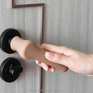 Protectores <span class=keywords><strong>de</strong></span> Manijas <span class=keywords><strong>de</strong></span> Puerta Engrosados, Anticolisión para Dormitorio, Antiestáticos para Baño, <span class=keywords><strong>Amortiguadores</strong></span> <span class=keywords><strong>de</strong></span> Silicona, Diseño con Ventosa - Product Image 2