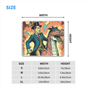 Alfombrilla de ratón para juegos con imagen personalizada impresa con logotipo personalizado con borde de bloqueo de goma, alfombrilla de escritorio de fieltro impermeable, estilo cuadrado de carga inalámbrica - Product Image 6