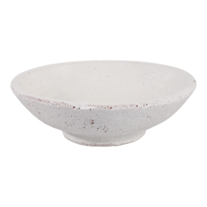 Ciotola Decorativa Effetto Craquelé in Ceramica Bianca, Centrotavola, Decorazione per Tavolo, Complemento d'Arredo per Tavolino da Caffè, Esposizione per Bancone Cucina - Product Image 4