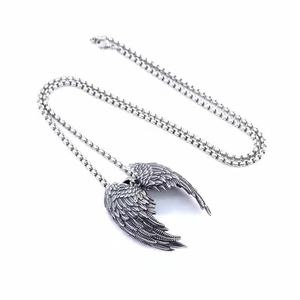 Collier à ailes d'ange très vendu, chaîne en métal, pendentif à ailes de style rétro punk, cadeau de vacances, collier tendance pour <span class=keywords><strong>homme</strong></span> hip-hop - Product Image 5