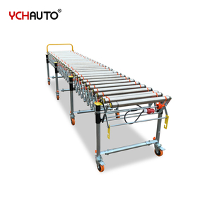 Onderdelenwerkplaats Rollen Transportband Magazijnwagen Laden Verstelbare hoogte Flexibele O-bandrollen Transportbanden - Product Image 4