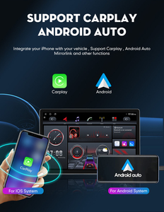 Éxito de Ventas Sistema Android 1 DIN Reproductor MP5 de 13 Pulgadas 1920*1200 QLED Reproductor de Audio Android <span class=keywords><strong>Radio</strong></span> Multimedia Giratoria para Coche - Product Image 6