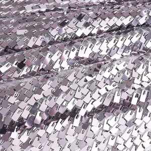 Vente chaude, tissu en polyester métallisé, <span class=keywords><strong>robe</strong></span> de mariée européenne, violet clair, broderie de paillettes de cristal, dentelle, accessoires - Product Image 3