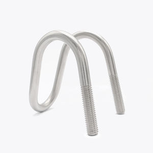 Boulon en U en acier inoxydable M6 M8 M10 M12, support de tuyau de pliage, pince en forme de U, boulons personnalisés, <span class=keywords><strong>prix</strong></span> d'usine bon marché, fixation en acier 304, fourche - Product Image 3