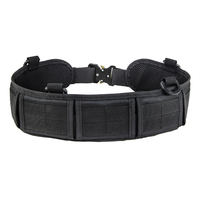 Ceinture de patrouille en nylon tactique robuste avec ceinture de combat à la taille rembourrée pour la chasse au paintball-accessoire du système Molle