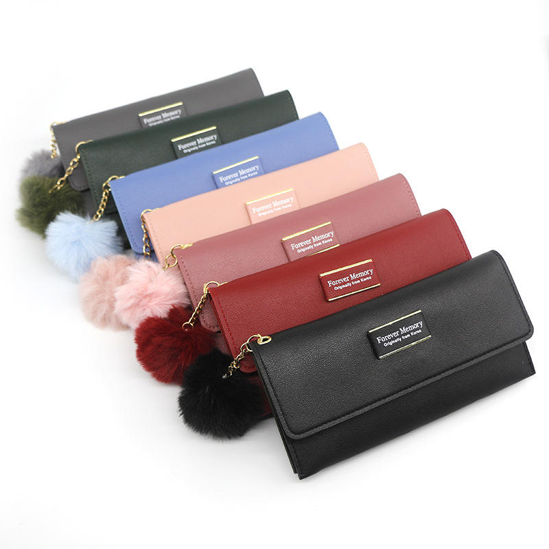 Custom Print Best Selling Custom Vintage Black Pu Leather Card Holder Purse  Cartera Business Wallet for Women Fashionable