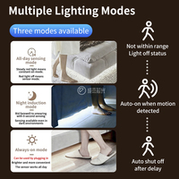 Bande lumineuse LED néon à activation par mouvement, alimentée par batterie 5V, flexible, pour escaliers, placards, armoires, décoration intérieure