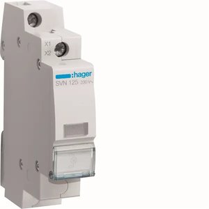 SVN125 compatibile con Hagers 1 indicatore luminoso 230V AC incolore modulo 1 DIN - Product Image 1