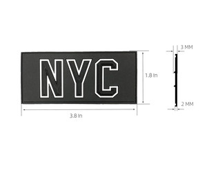 Badge en PVC 3D surélevé personnalisé, écussons de logo sur mesure pour chapeaux avec des designs personnalisés pour les couvre-chefs et les vêtements - Product Image 2