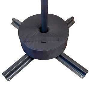 <b>Large</b> Wheel Sandbag Base 48cm Diameter Waterproof Oxford Cloth For <b>Patio</b> <b>Umbrella</b> Support - Product Image 1