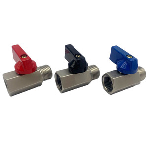 Mini Carbon Steel Ball Valve 1/2 In Threaded For Oil Water Media - Product Image 4