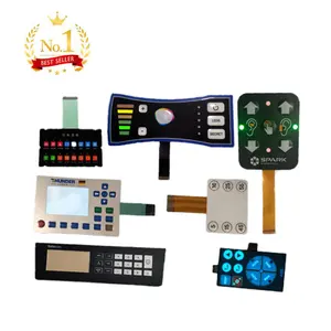 Silicone Push Button Plastic Pet Pvc Matrix Keypad With Ledkeyboard Panel Electronic Membrane Switch