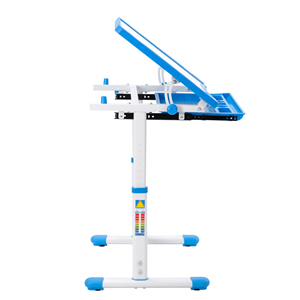 Set Scrivania e Sedia Ergonomica per Bambini, Altezza Regolabile, Piano Inclinabile, Tavolo per Studio <span class=keywords><strong>a</strong></span> Casa e Scuola - Product Image 2