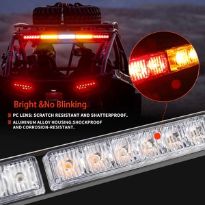 Barre lumineuse arrière LED fine de 30 pouces pour UTV, étanche, avec clignotants, feux de freinage, feux de recul et stroboscopiques, pour Polaris RZR Can-Am X3 - Product Image 3