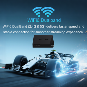 Aceconn Diamond Pro <span class=keywords><strong>Android</strong></span> 11 8K สตรีมสำหรับกล่อง4K 2g 32GB WiFi6กิกะบิต BT รองรับรีโมทแบ็คไลท์ด้วยเสียง - Product Image 3