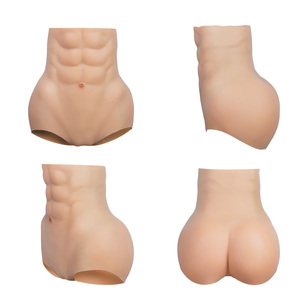 Forme de poitrine en silicone doux au toucher réaliste <span class=keywords><strong>faux</strong></span> muscle hommes hanche fesses pantalon <span class=keywords><strong>fessier</strong></span> en silicone pour crossdresser - Product Image 3