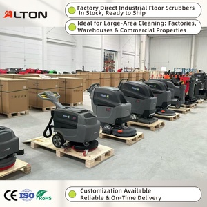 Fregadora de Pisos Manual Eléctrica <span class=keywords><strong>Alton</strong></span> T4B de 65 kg con Tanque Compacto de 40 L para Centros Comerciales - Product Image 4