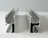 Rail de montage pour système de panneaux solaires photovoltaïques à cadre en acier inoxydable, supports de fixation pour toit, durée de vie de 25 ans, garantie de 25 ans, kit pour la maison