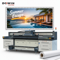 Imprimante hybride UV automatique Dowin pour impression rouleau à rouleau avec tête d'impression Ricoh G6 I3200U1 3,2 m Encre UV